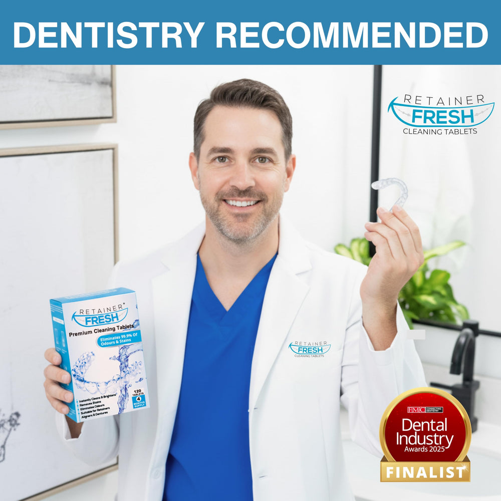 Retainer Fresh uso en limpiador ultrasónico para limpieza profesional en casa