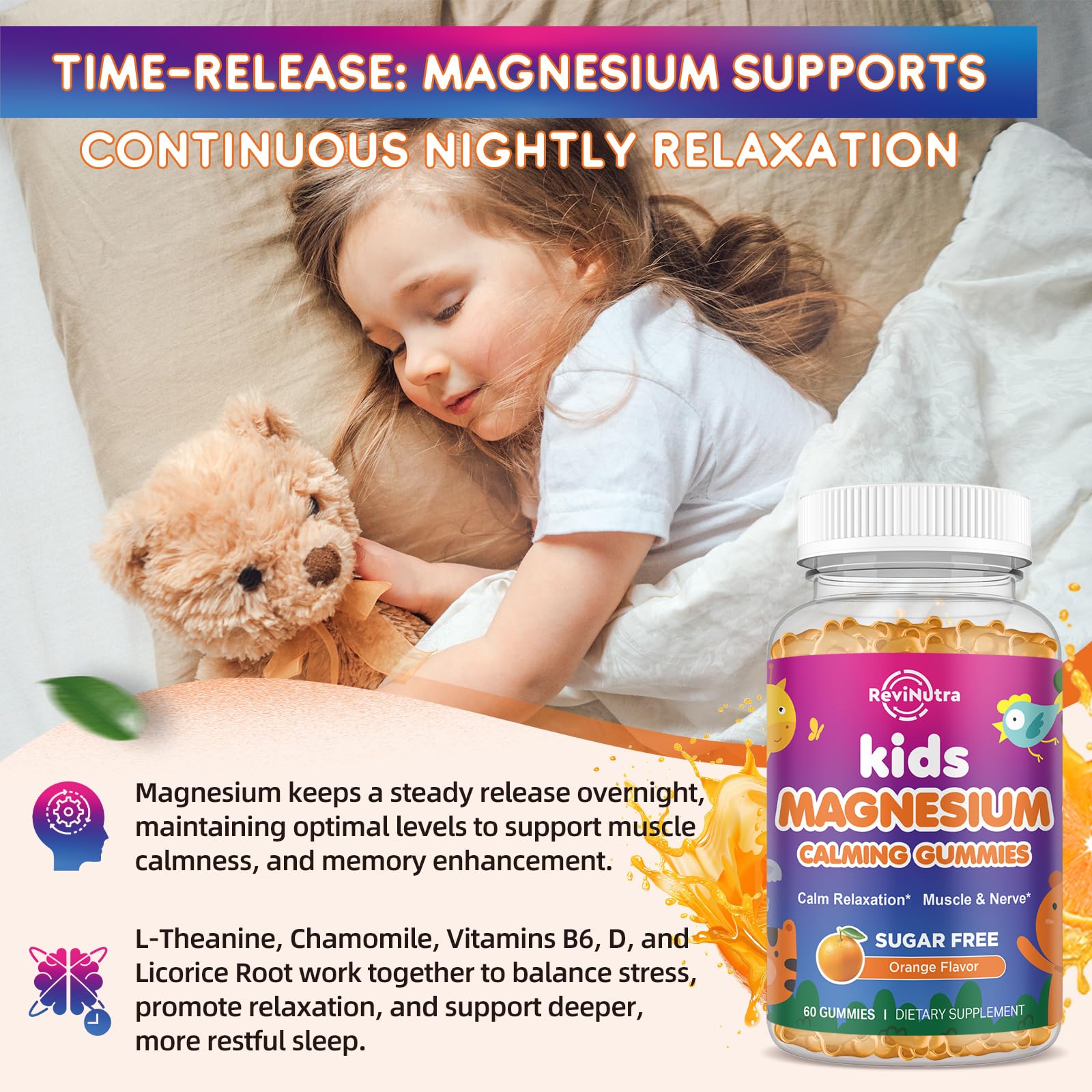 ReviNutra etiqueta con ingredientes visibles y beneficios claros para padres