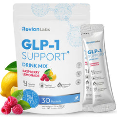Revion LABS paquete frontal mostrando presentación y beneficio práctico