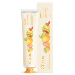 Revitin empaque frontal citrus, visiblemente atractivo y claro