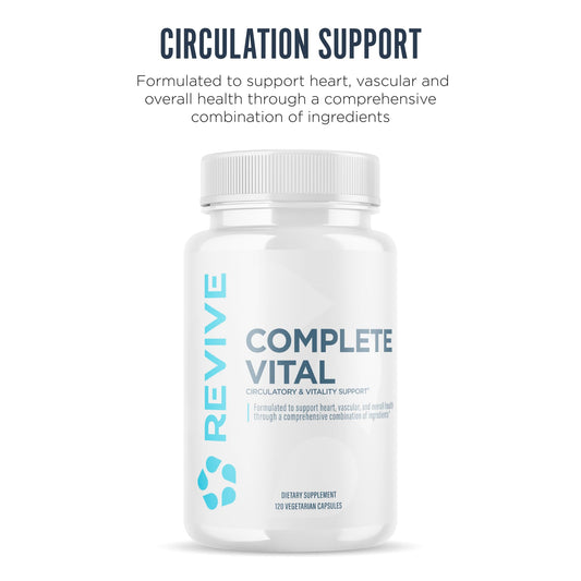 Revive MD Complete Vital: etiqueta frontal clara para compra informada