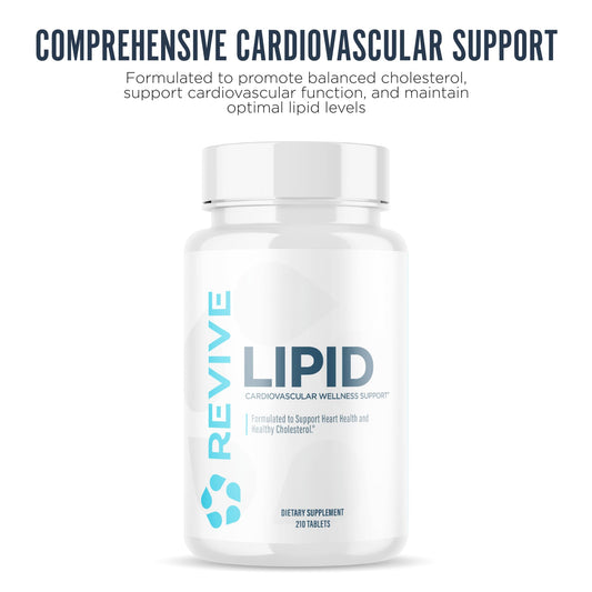 Revive MD Lipid Support tabletas para uso diario con agua