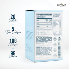 Revive Naturals sobre en mano para mostrar tamaño y facilidad de transporte