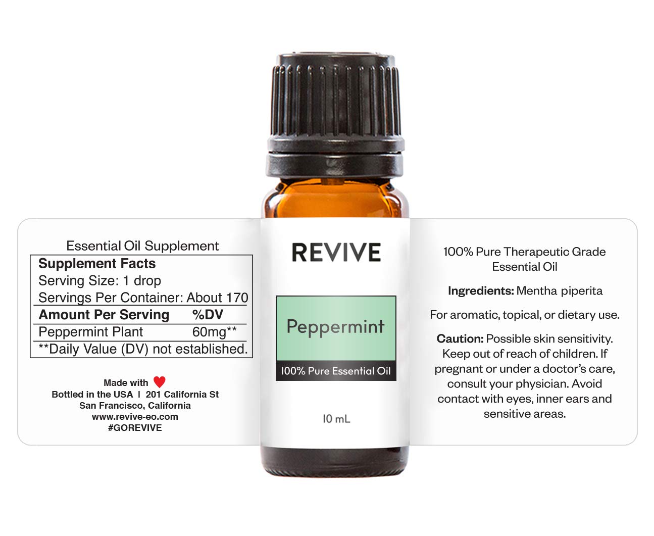 REVIVEEO gotero con textura de aceite resaltando pureza y fácil dosificación