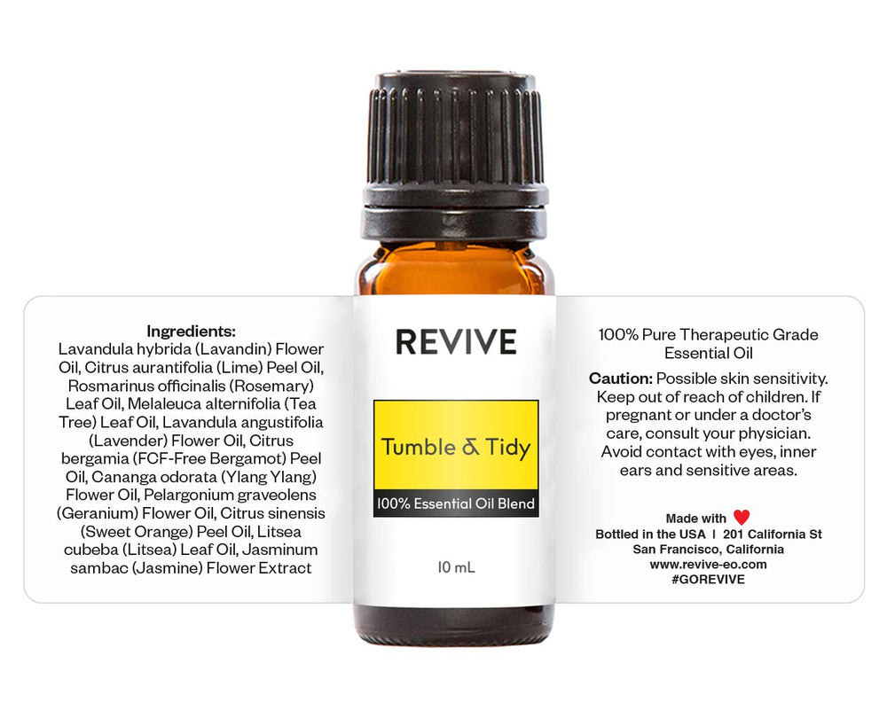 REVIVEEO detalle de etiqueta con ingredientes y origen visible