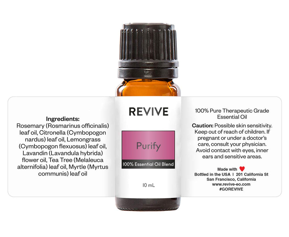REVIVEEO Purify gota en textura visible que destaca pureza y concentración