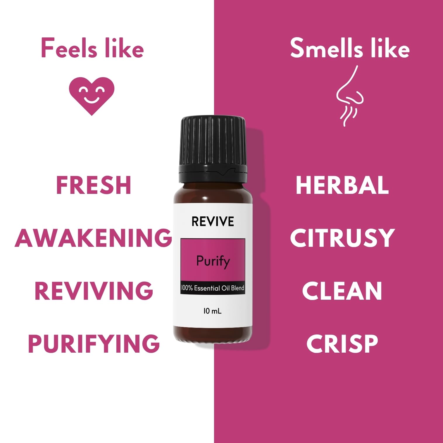 REVIVEEO Purify en difusor eléctrico liberando aroma, mejora atmósfera interior
