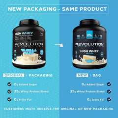 Revolution Nutrition polvo visto de cerca mostrando textura fina y disolución fácil