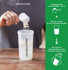 Revolution Nutrition pancakes proteicos hechos con High Whey, desayuno rico en proteína