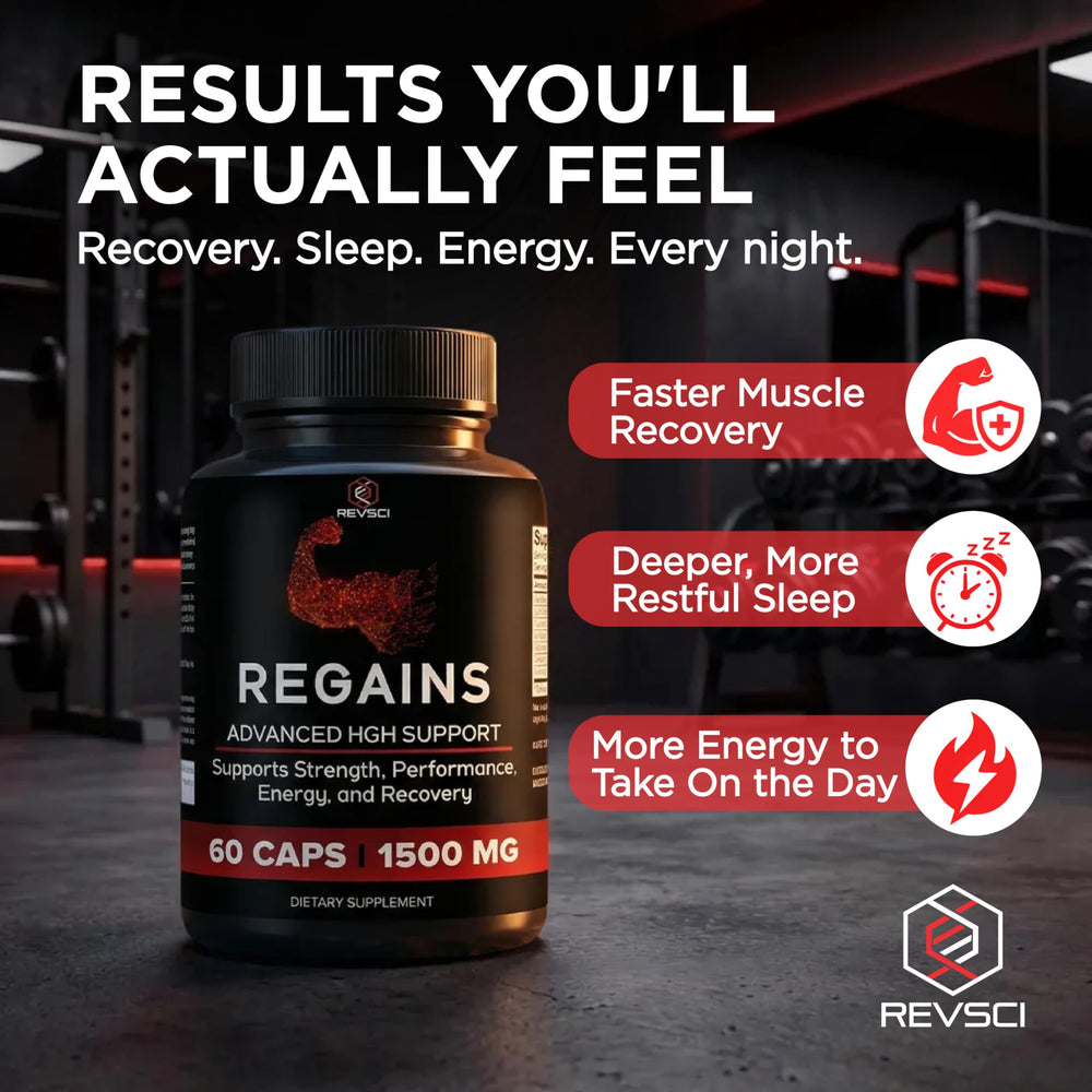 Revolution Science etiqueta de ingredientes con claridad y confianza