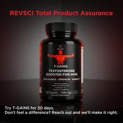 Revolution Science T-GAINS certificado de calidad en laboratorio para mayor confianza