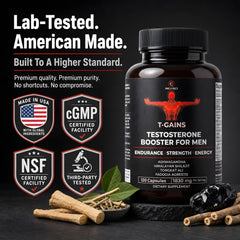 Revolution Science T-GAINS uso en gimnasio demostrando apoyo a entrenamientos intensos