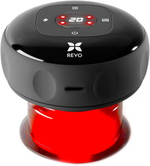 REVOMADIC REVO empaque frontal mostrando el dispositivo y beneficios portátiles
