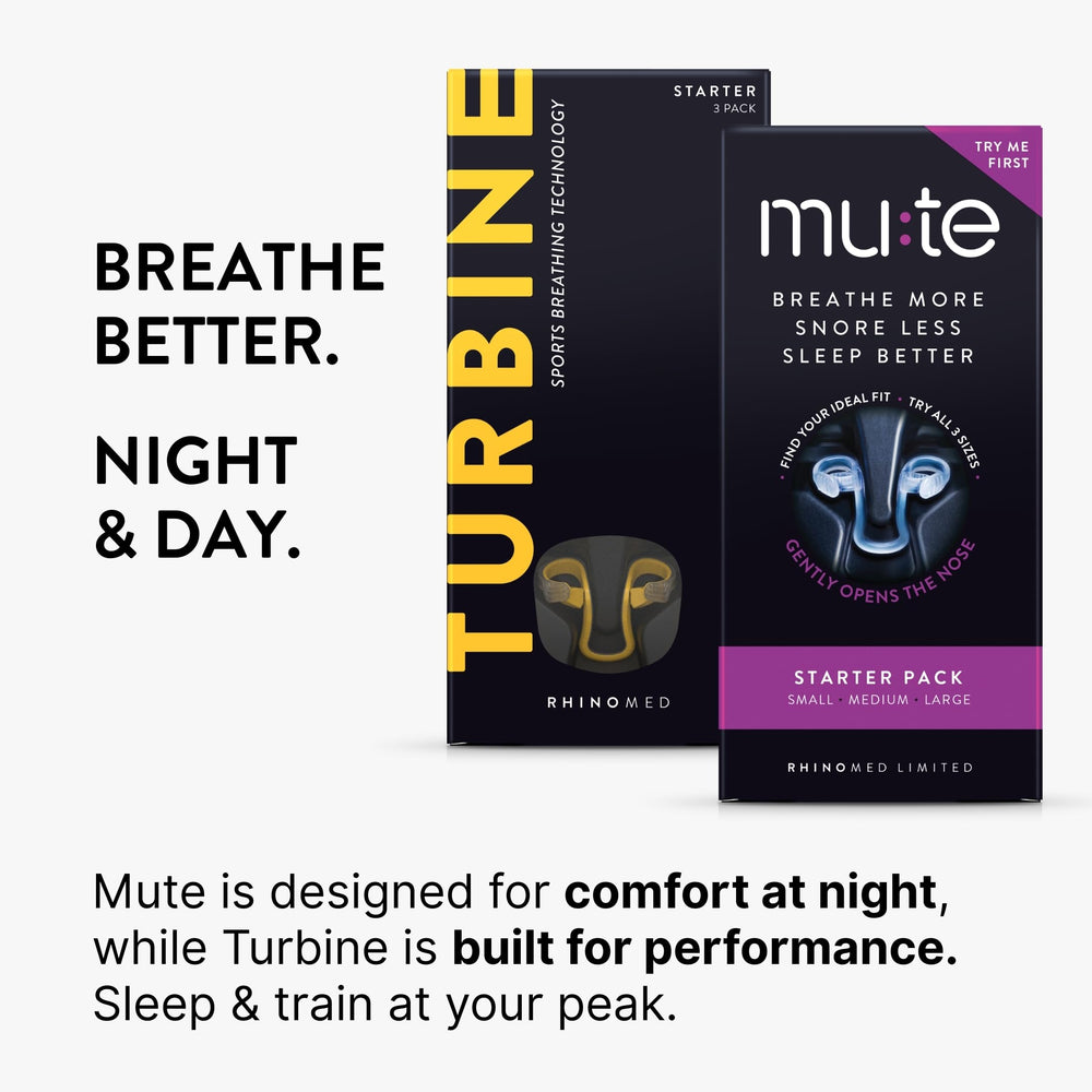 Rhinomed Mute en dormitorio, ambiente nocturno que sugiere sueño tranquilo
