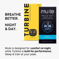 Rhinomed Mute en ambiente de dormitorio demostrando discreción nocturna