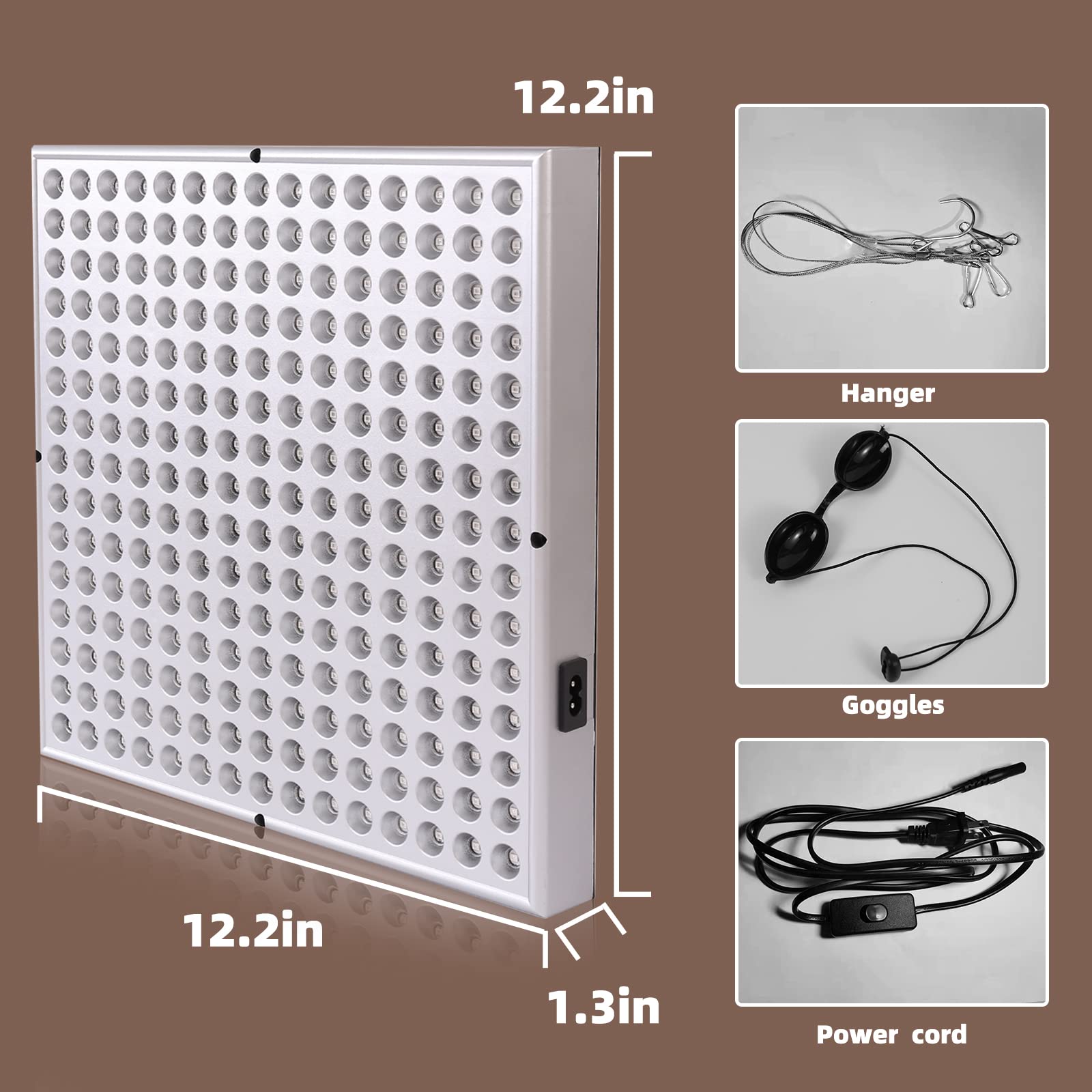 Rhmip placa iluminando hombro de usuario para alivio localizado