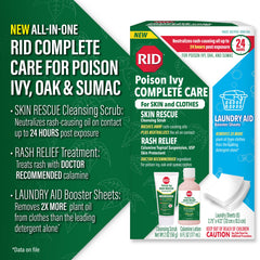 RID Rash Relief botella con calamina para calmar y secar erupciones