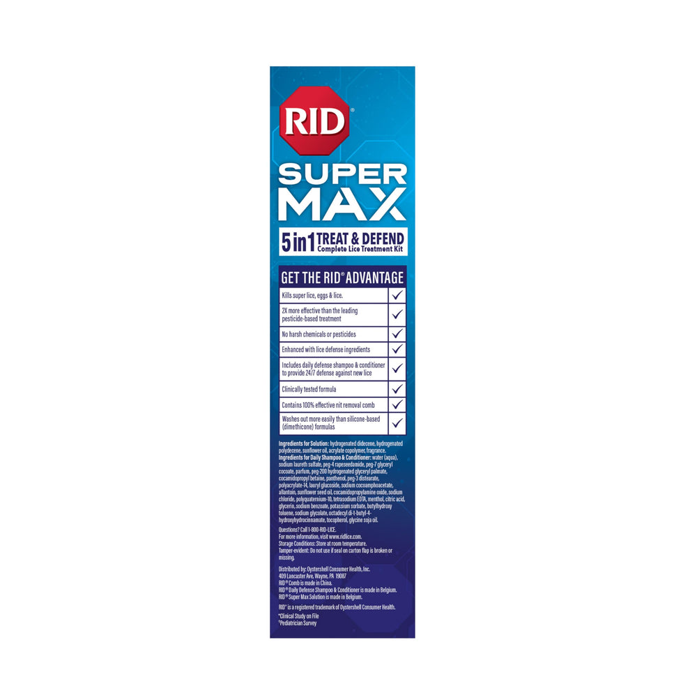 RID aplicación del producto en cabello para tratamiento y alivio