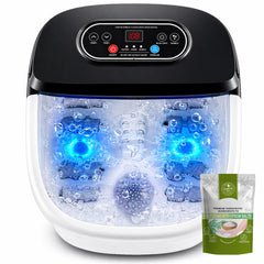 RIGHTMELL vista frontal del spa para pies con diseño ergonómico y gran capacidad