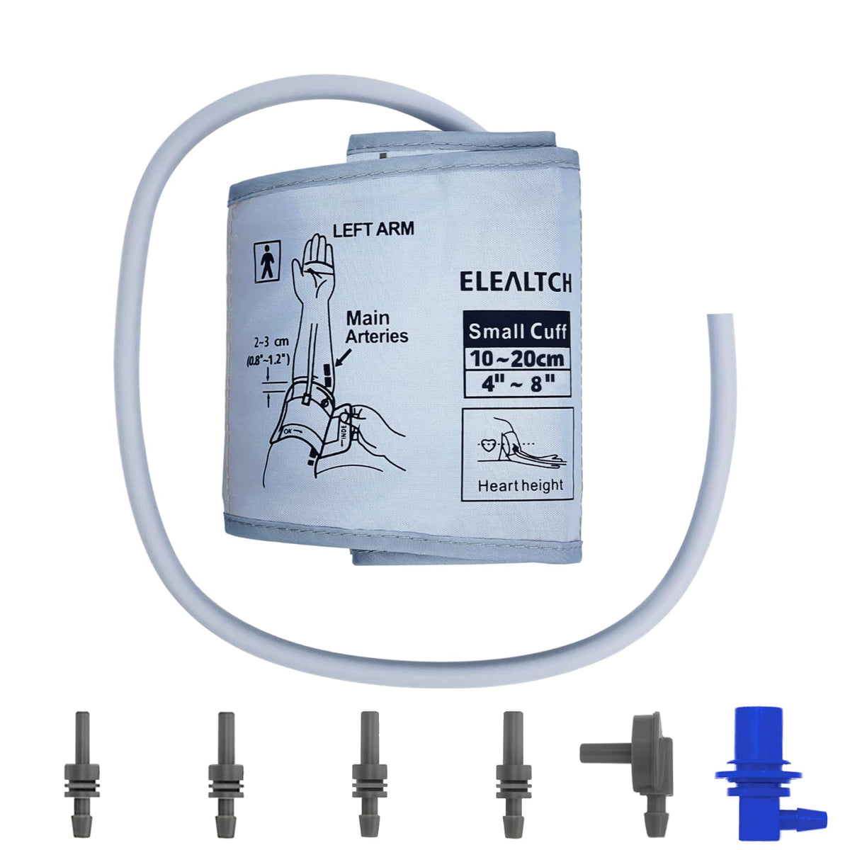 rihaory frente del empaquetado mostrando brazalete, compacto y compatible