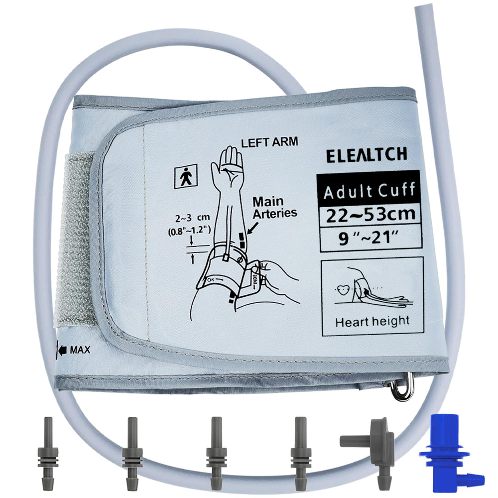 rihaory empaque frontal del manguito XL mostrando compatibilidad y beneficio práctico