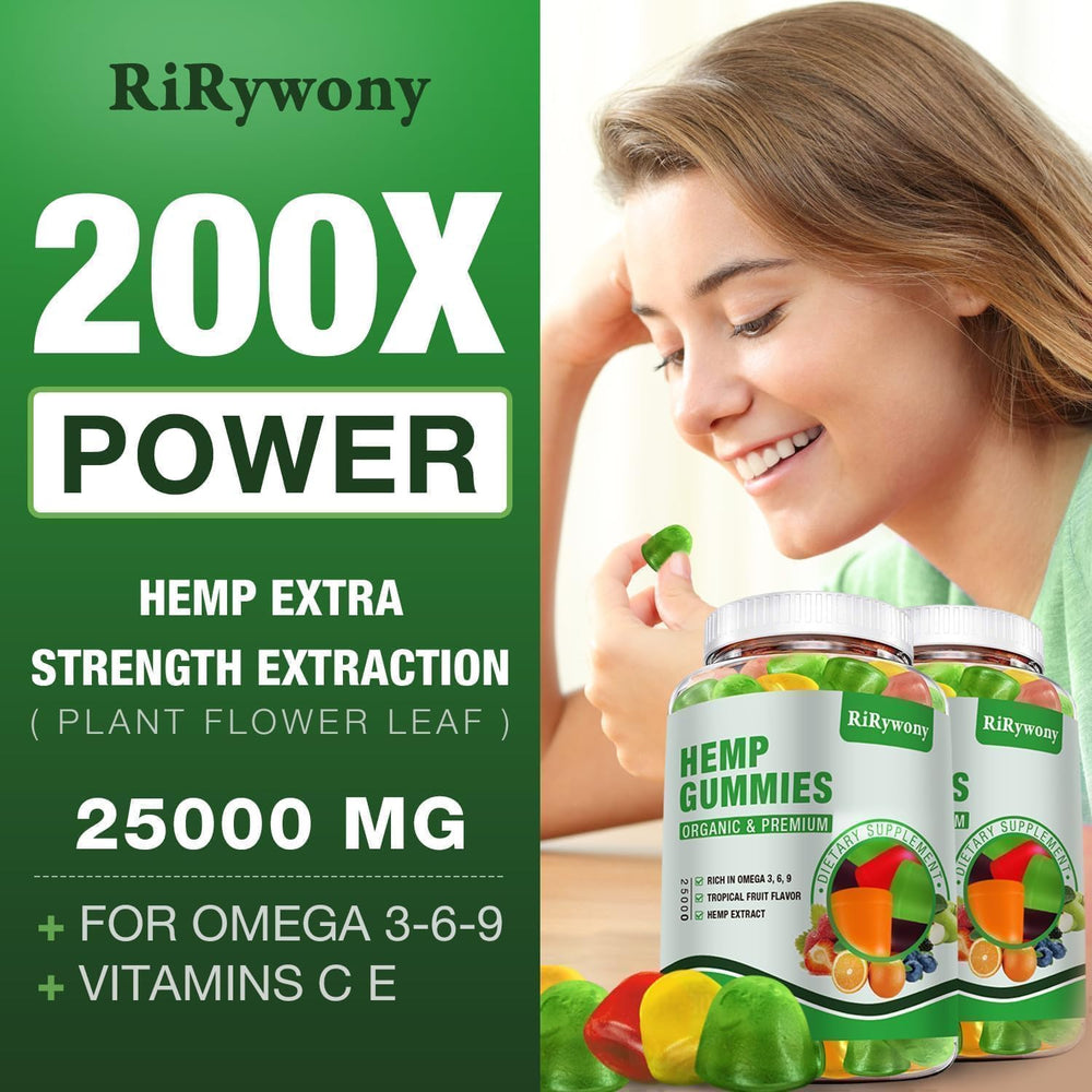 RiRywony Health gomita en primer plano que destaca textura y sabor natural