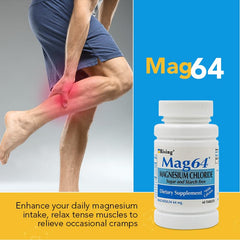 Rising Health Mag64 envase abierto con tabletas listas para consumo diario