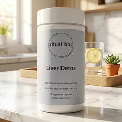 RITUAL LABS envase abierto con cápsulas dentro, facilidad de uso