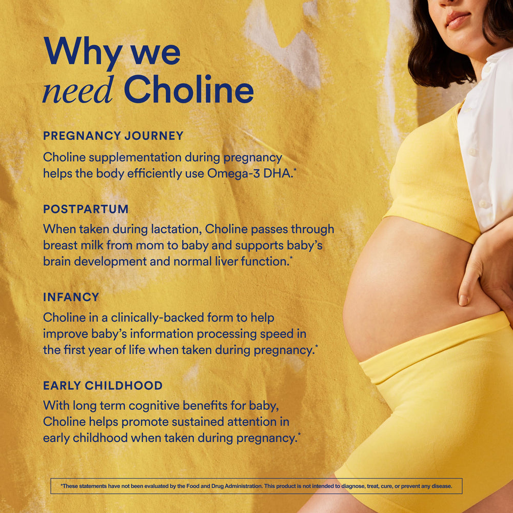 Ritual Natal Choline etiqueta con lista de ingredientes y pureza