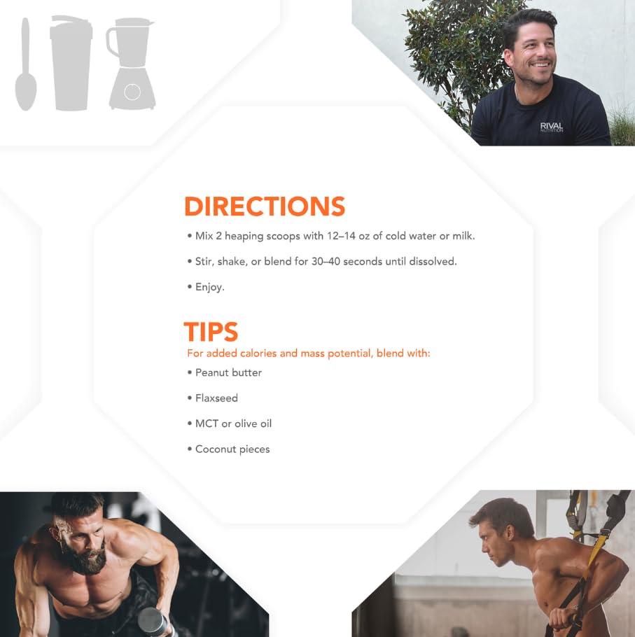 Rival Nutrition Clean Gainer Cinnamon Toast flavor highlighting rich aroma