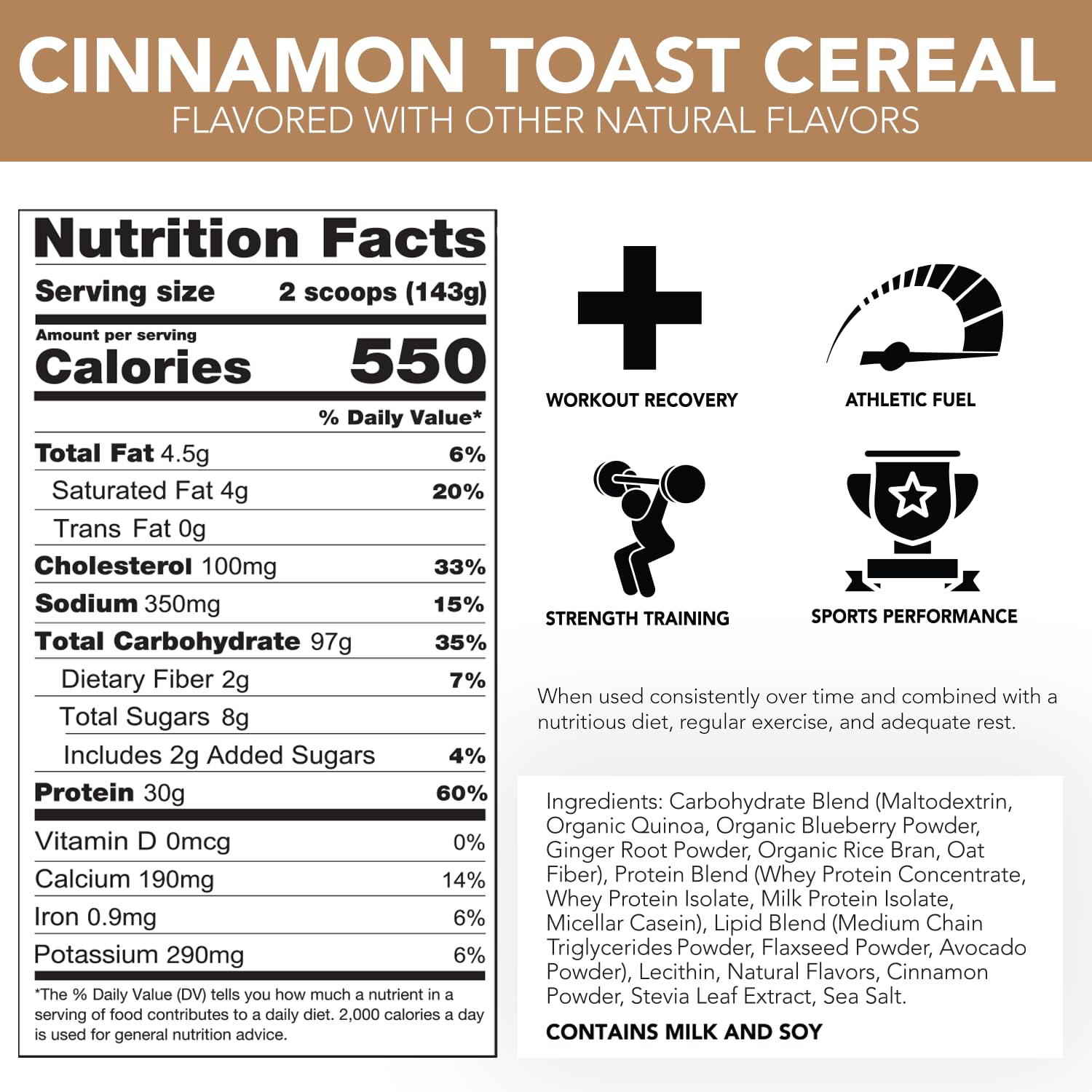 Rival Nutrition Clean Gainer shake being poured for a creamy post workout