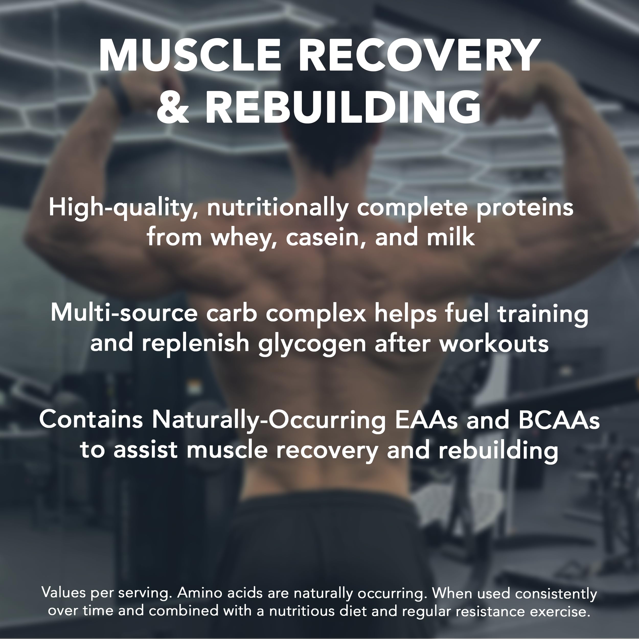 Cucharada medidora con polvo Rivalus Clean Gainer preparada para mezclar