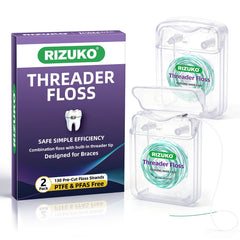 Rizuko empaque frontal mostrando 130 tiras y diseño práctico