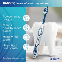 RM Oral mango texturizado con agarre cómodo y control al cepillar