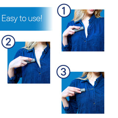 RMS button hook lazo de alambre liso que evita enganchar la ropa