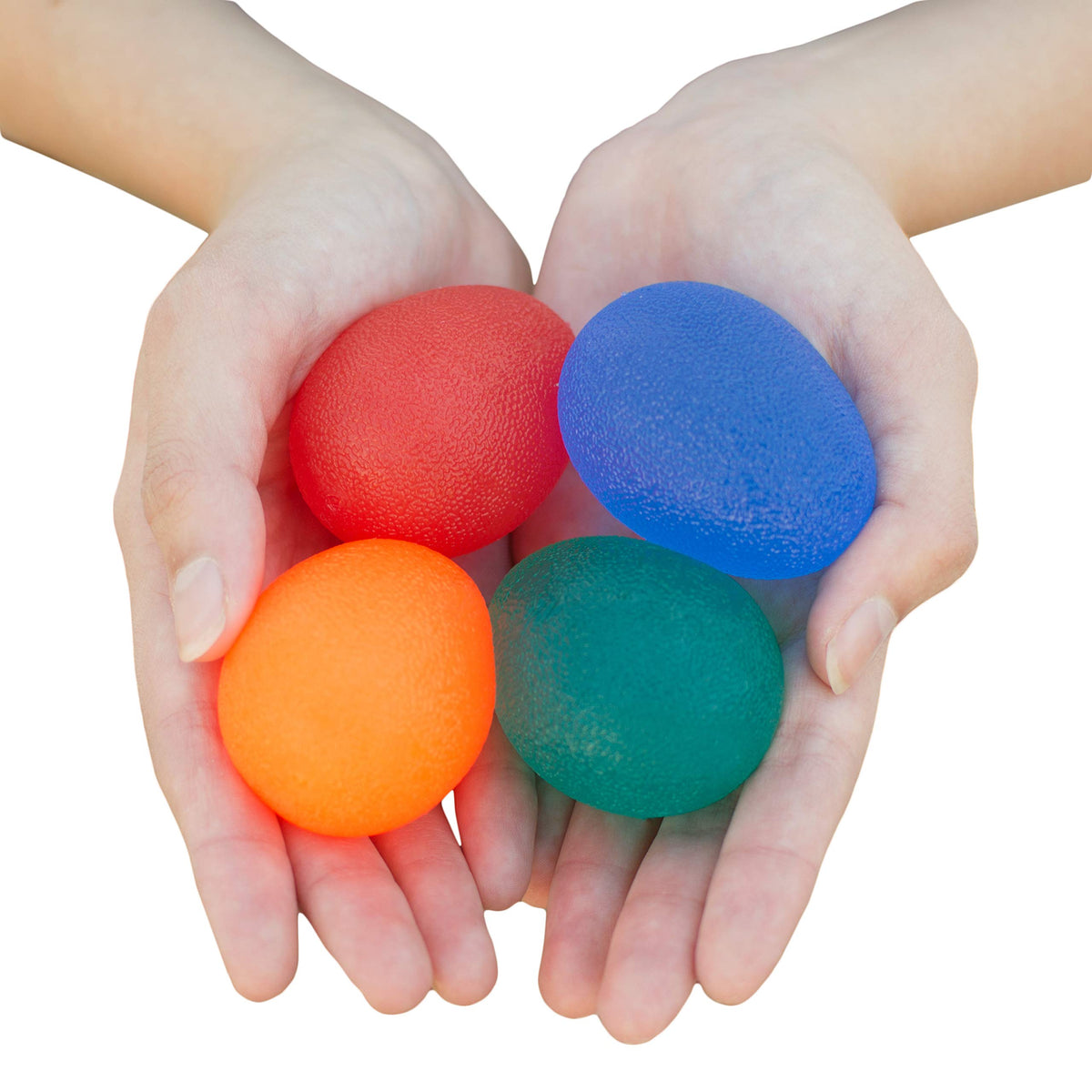 RMS pack frontal mostrando las cuatro pelotas y beneficios terapéuticos