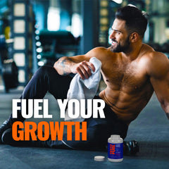 ROAR AMBITION TestoFuel etiqueta lateral legible con ingredientes y beneficios