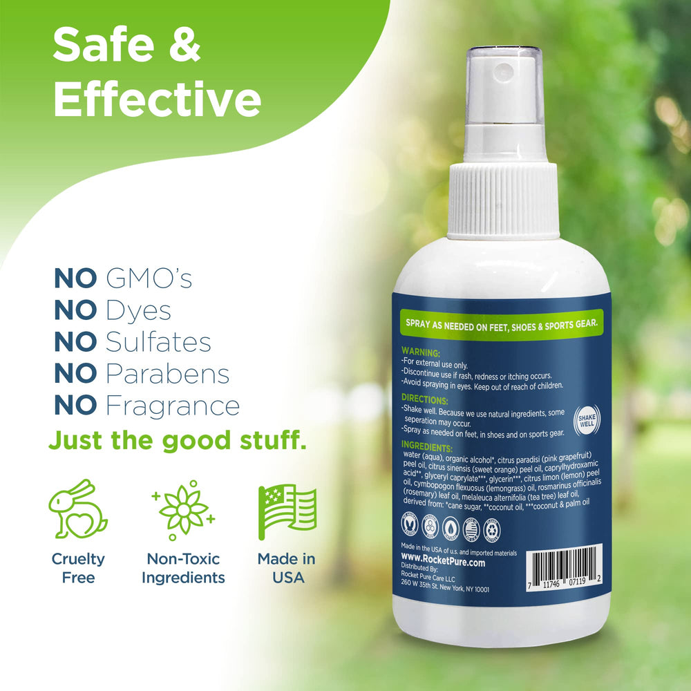 Rocket Pure gotas en limón indicando aroma cítrico y neutralización