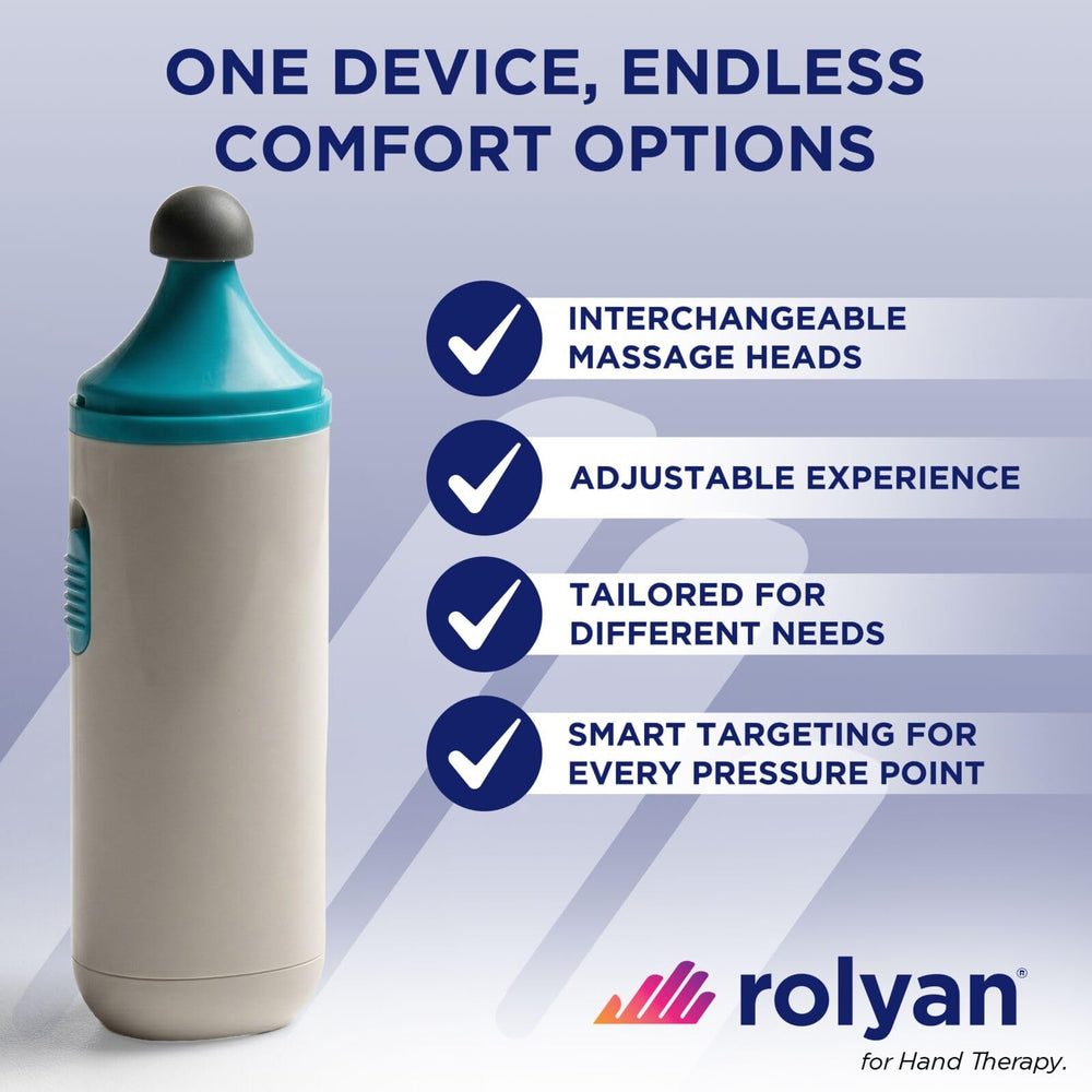 Rolyan agarre ergonómico que facilita sujeción en manos con debilidad