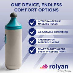 Rolyan agarre ergonómico que facilita sujeción en manos con debilidad
