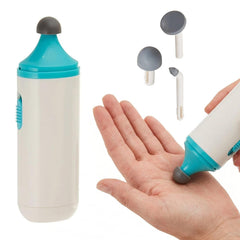 Rolyan masajeador mini vista frontal con diseño compacto y control fácil