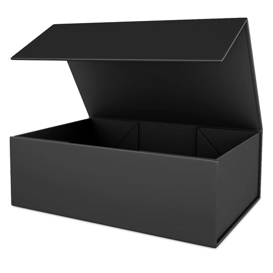 ROSTELACK caja negra frontal mostrando diseño elegante y protección
