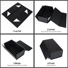 ROSTELACK interior con dimensiones y espacio para regalos cómodos