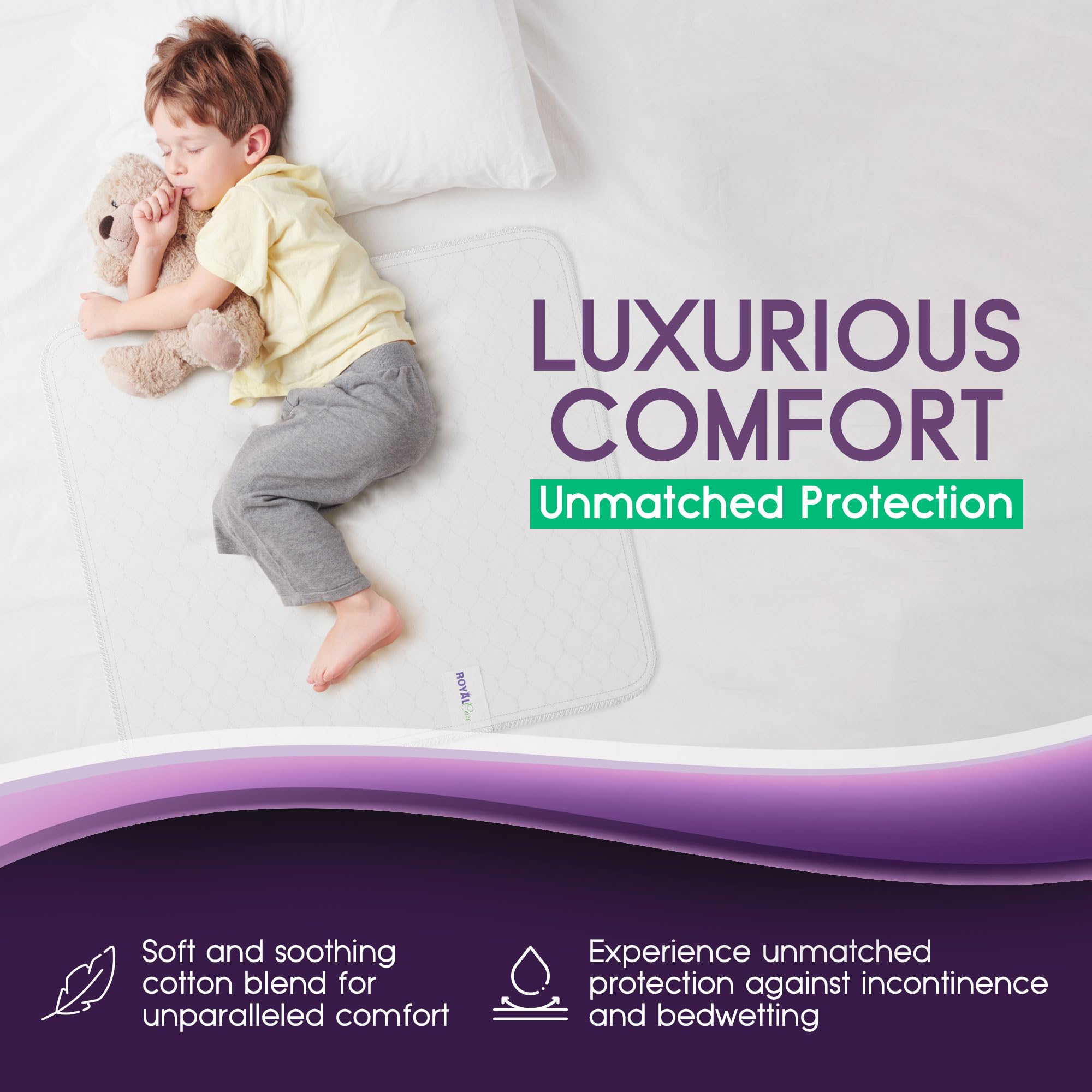 Royal Care protector plegado listo para lavado y reutilización económica