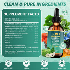 Royavita primer plano de guanábana, ashwagandha y moringa que evidencia origen vegetal