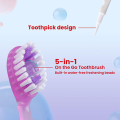 RR ORCRO raspador lingual y hilo dental integrados, higiene completa