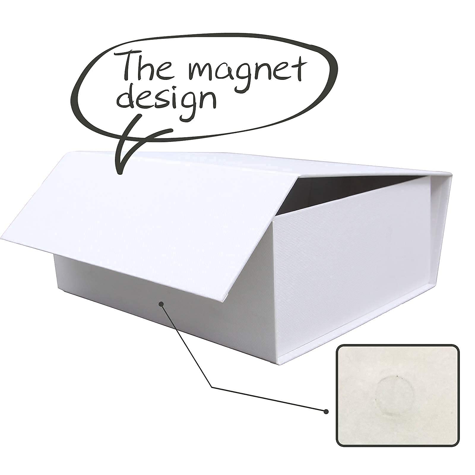 Rsgift caja junto a objetos para comparar tamaño y proporción