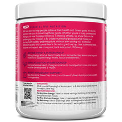RSP NUTRITION atleta en gimnasio usando AminoLean para enfoque y rendimiento