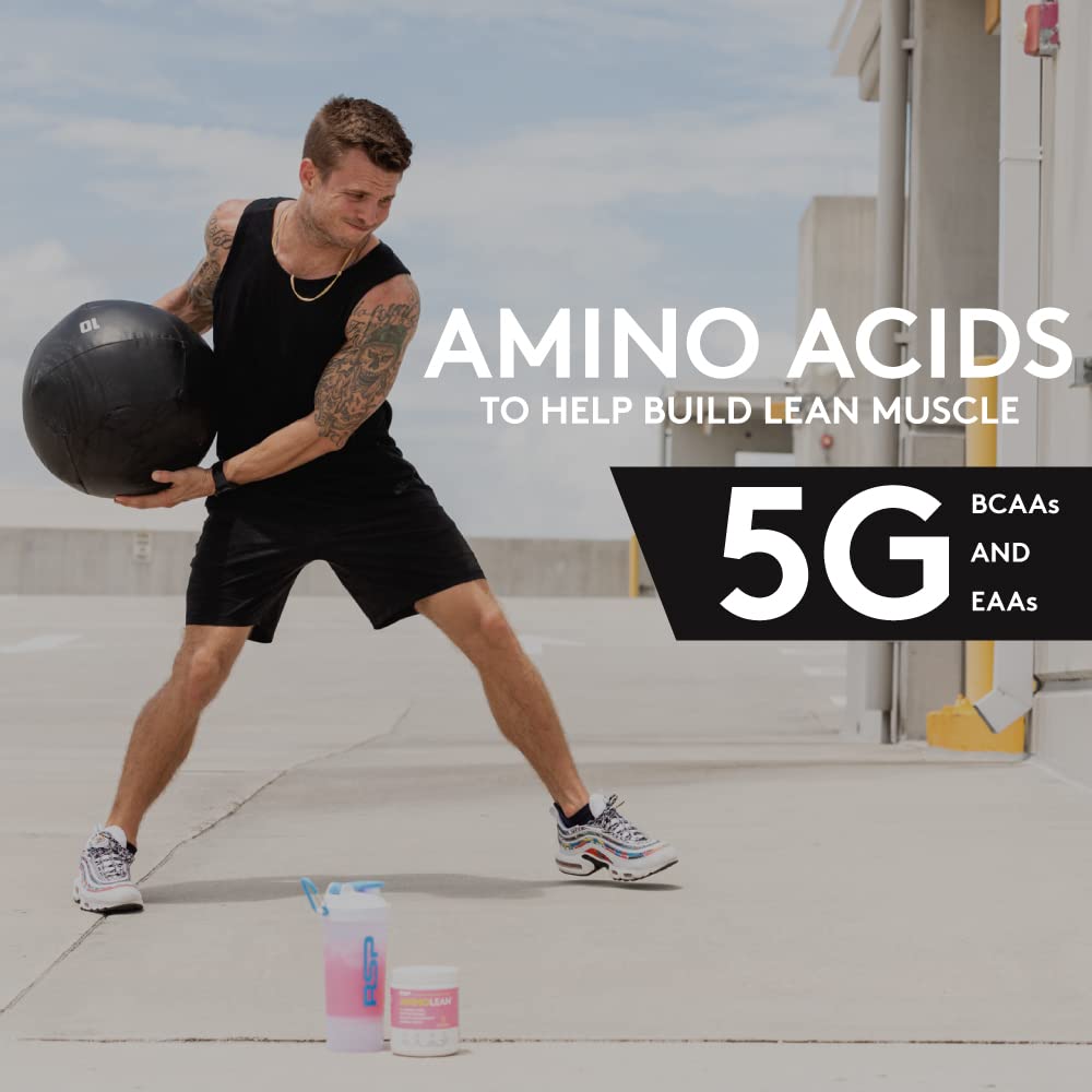 RSP NUTRITION etiqueta nutricional ampliada mostrando aminoácidos y cafeína