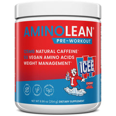 RSP NUTRITION AminoLean frente del envase mostrando diseño y marca